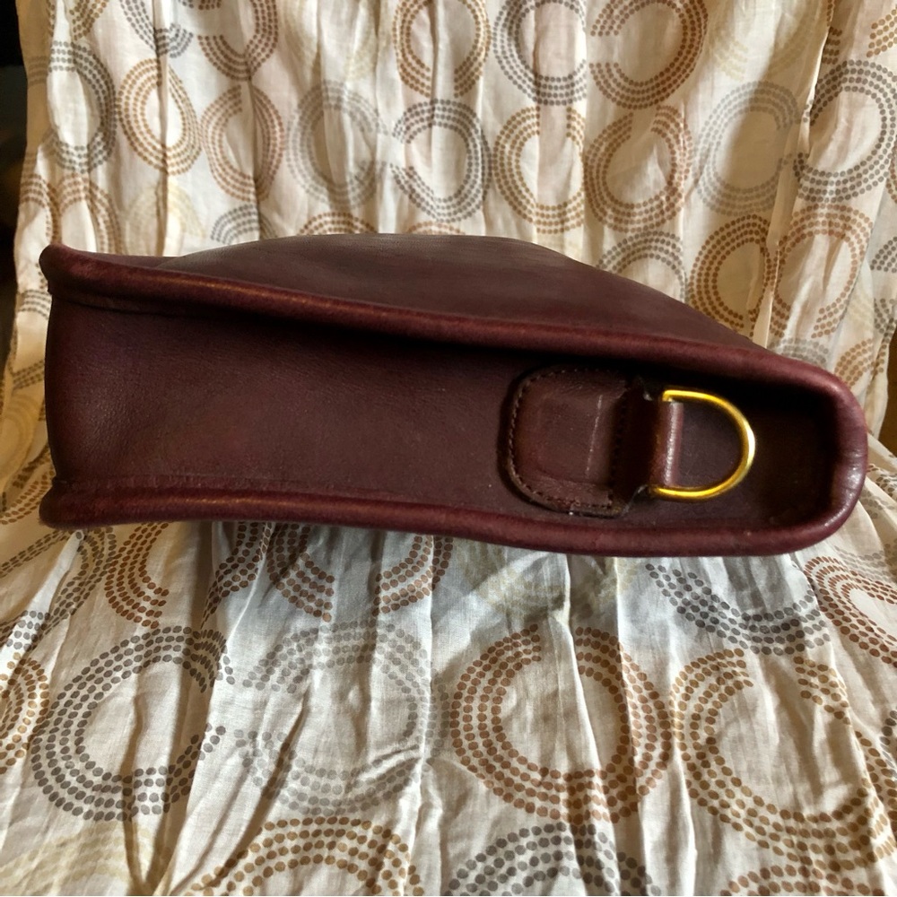 ❌SOLD❌Coach NYC Vintage Bonnie Cashin Era Basic Bag in Burgundy 9455 - Picture 7 of 12